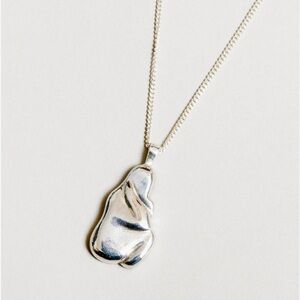 Wolf Circus Iris Silver Pendant Necklace